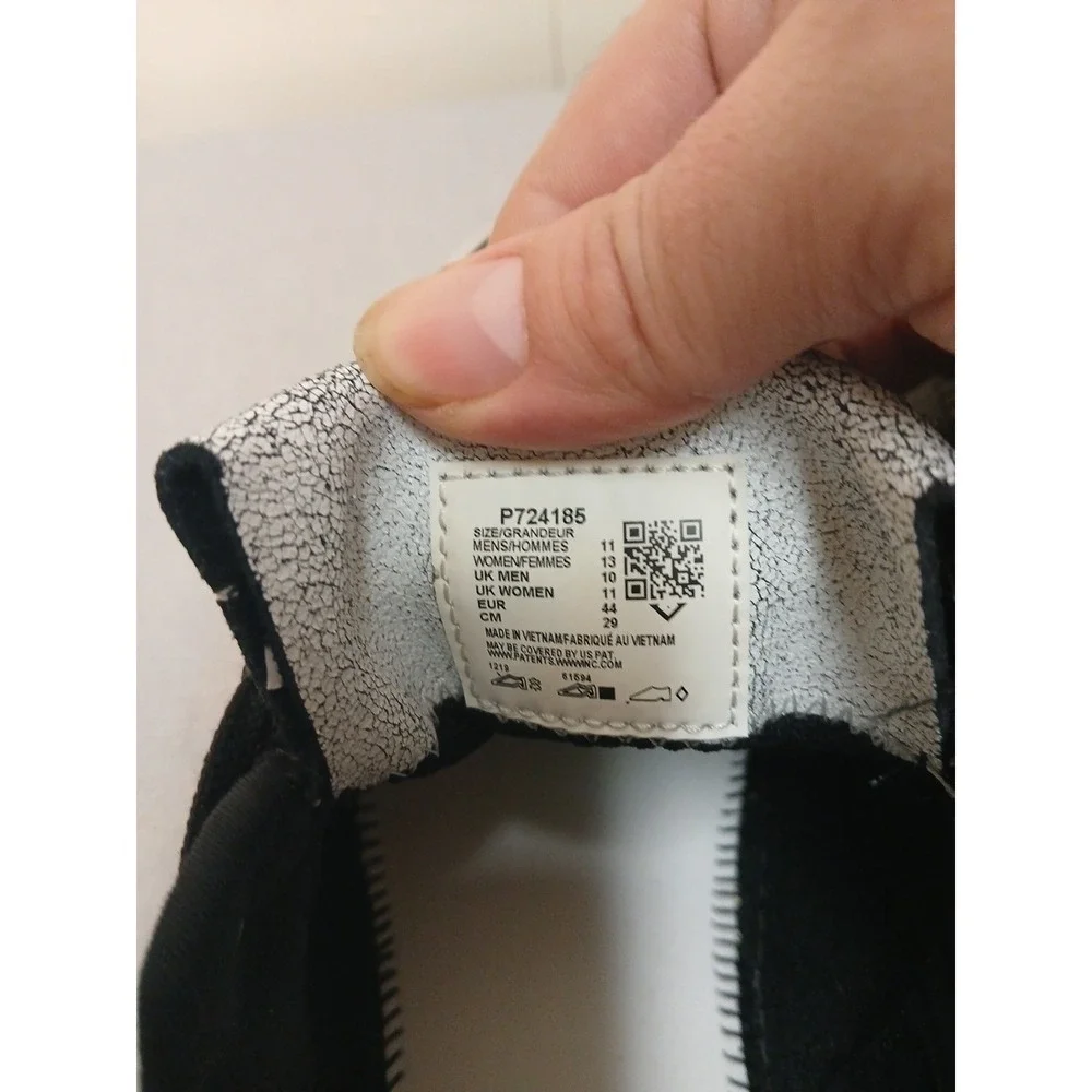 Caterpillar CAT Black White Mens Leather Casual Shoes Sneakers P724185 Mens 11